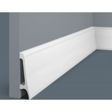 Плинтус под покраску из экополимера Cosca PX018